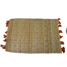 Handmade moroccan design wicker place mat